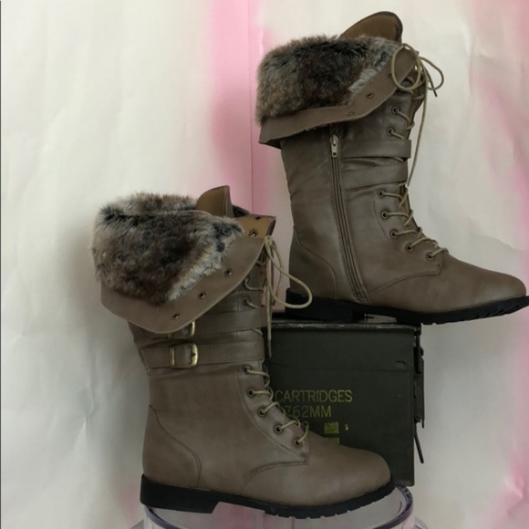 West Blvd Womens Shanghai Winter Boots Lace Up - Picture 4 of 8